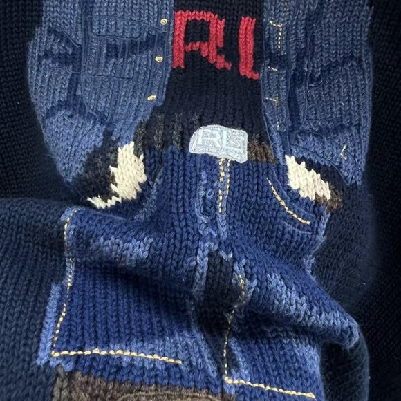 Polo by Ralph Lauren Black Bear Crewneck Sweater - Picture 3 of 5